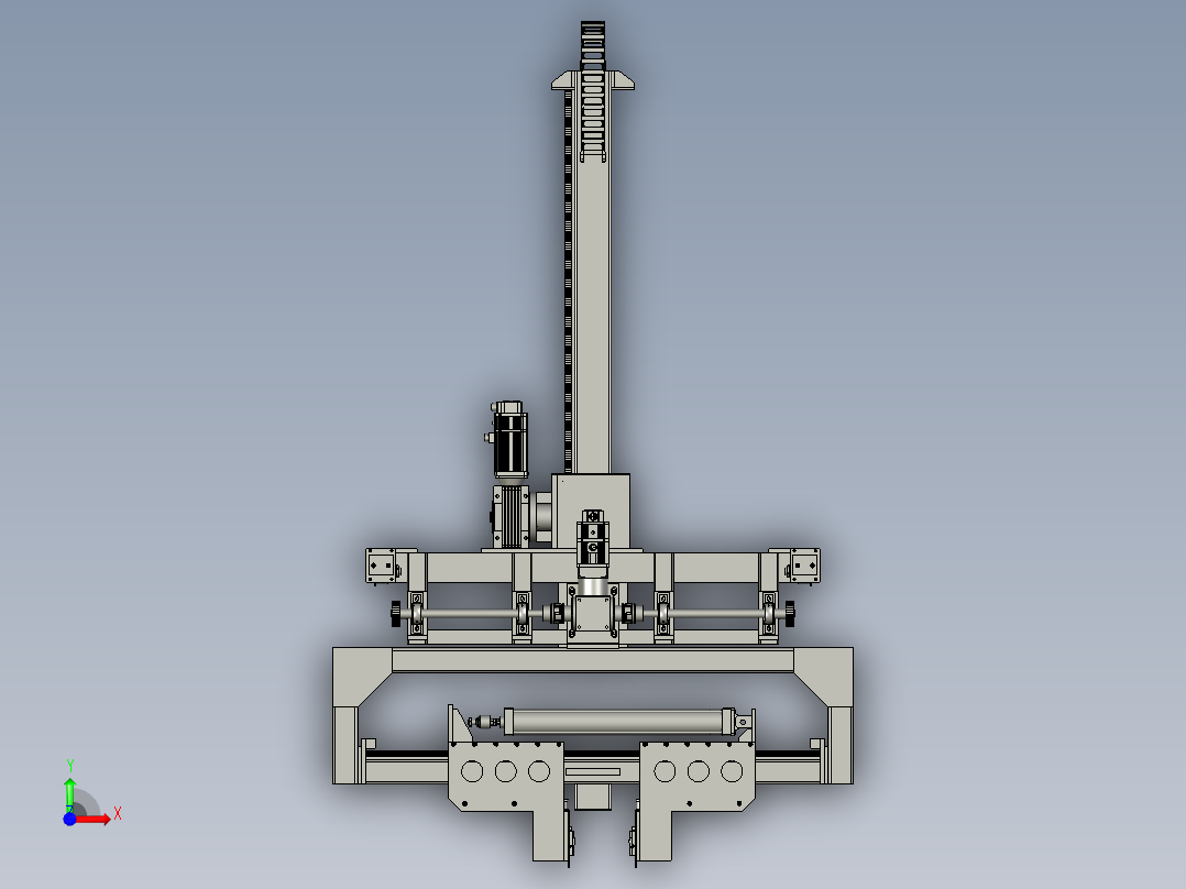 ZDSB-02-00机械手小车组件前视图