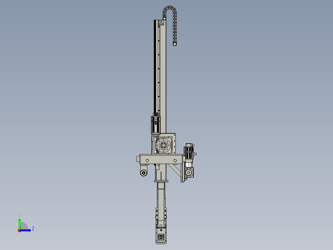 ZDSB-02-00机械手小车组件左视图