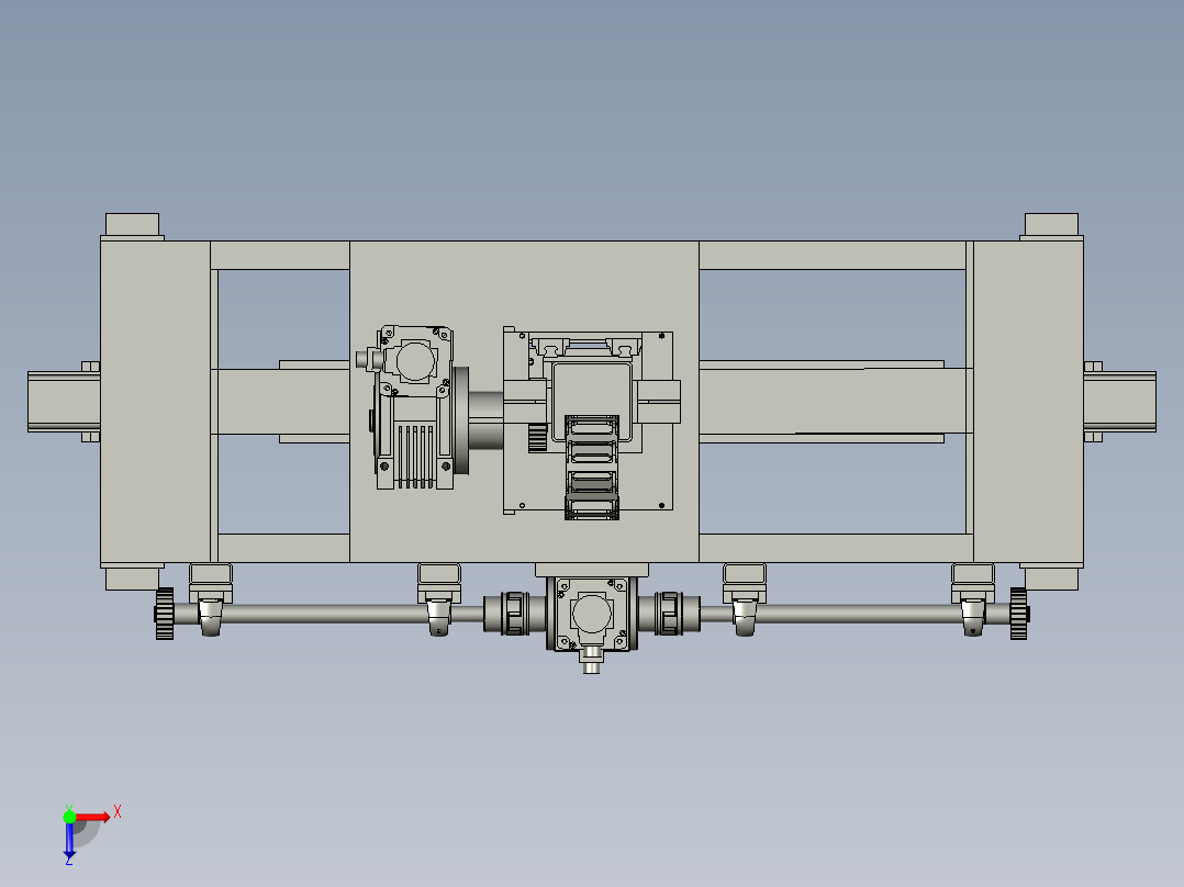 ZDSB-02-00机械手小车组件俯视图
