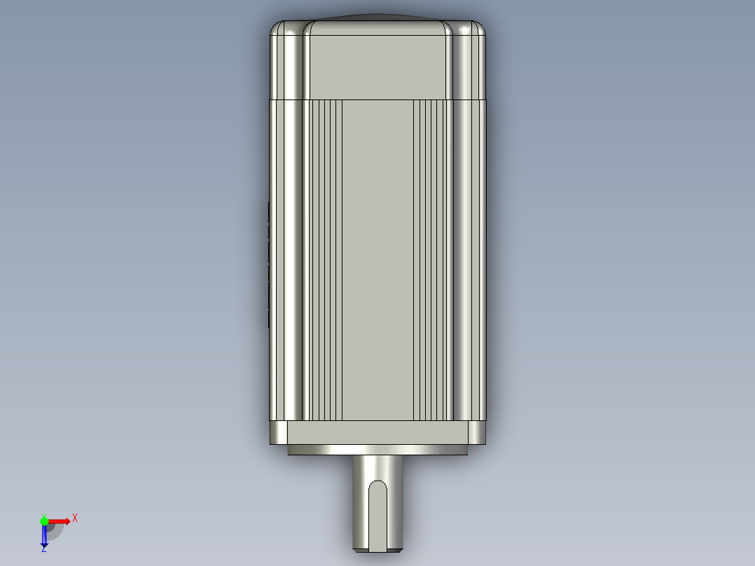 松下伺服电机MHMD04A俯视图