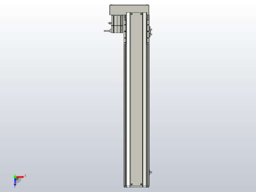 SYS14-700-BL-200W滚珠花健、支撑座、滚珠丝杠、交叉导轨、直线模组.STEP俯视缩略图