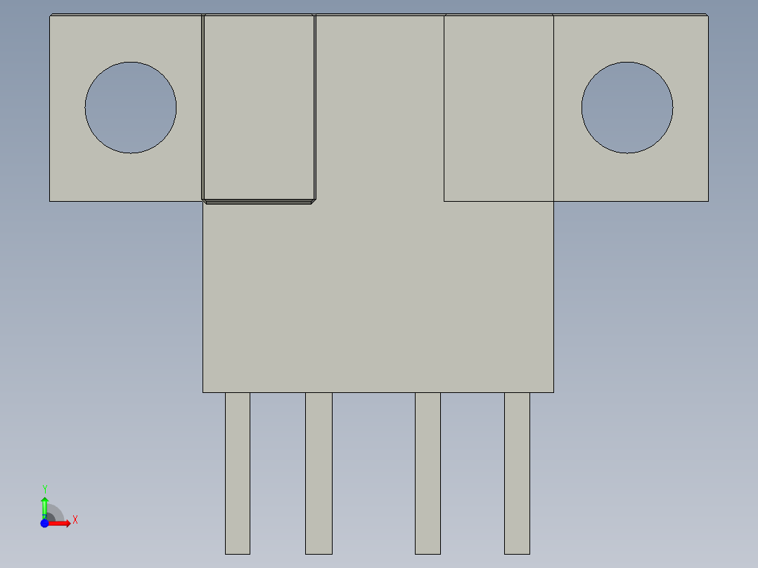 BS5-L2M光电开关前视图
