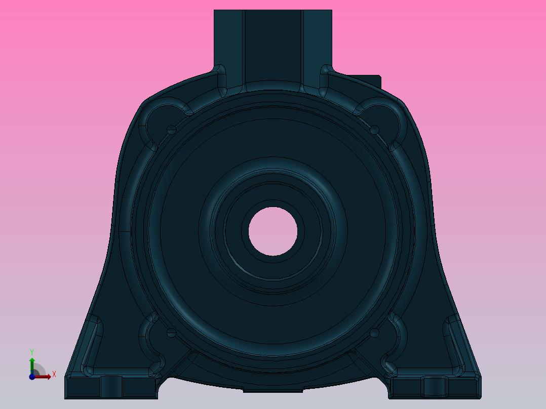 多级泵电机支架CM 120水泵前视图