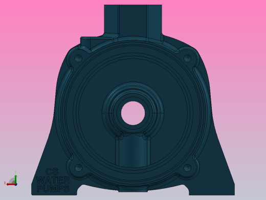 多级泵电机支架CM 120水泵后视缩略图