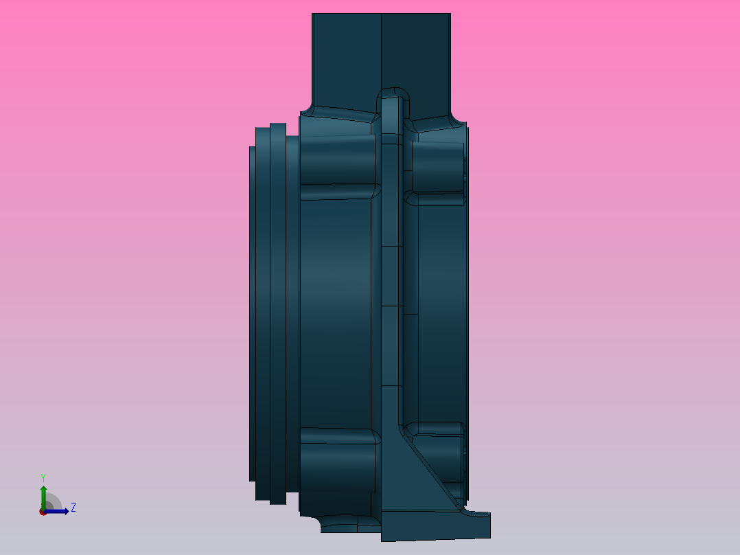 多级泵电机支架CM 120水泵左视图