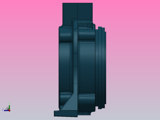 多级泵电机支架CM 120水泵右视缩略图