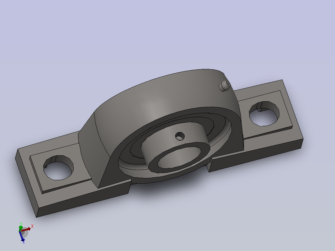 -GB／T7810-1995-带立式座轴承  [UCP306]主视图