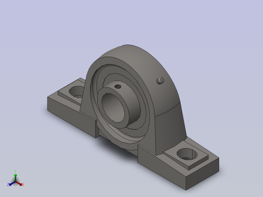 -GB／T7810-1995-带立式座轴承  [UCP306]正等轴测缩略图