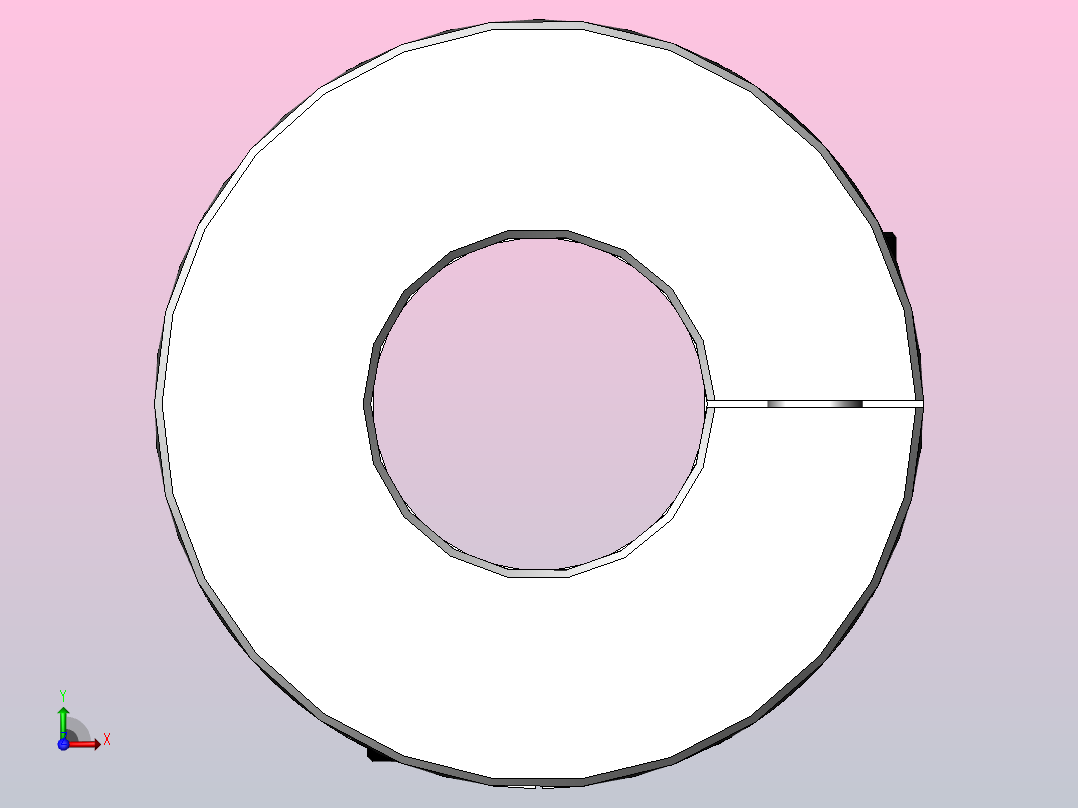 LK7系列 夹紧螺丝固定平行式（弹性联轴器）[SLK7-C32]前视图
