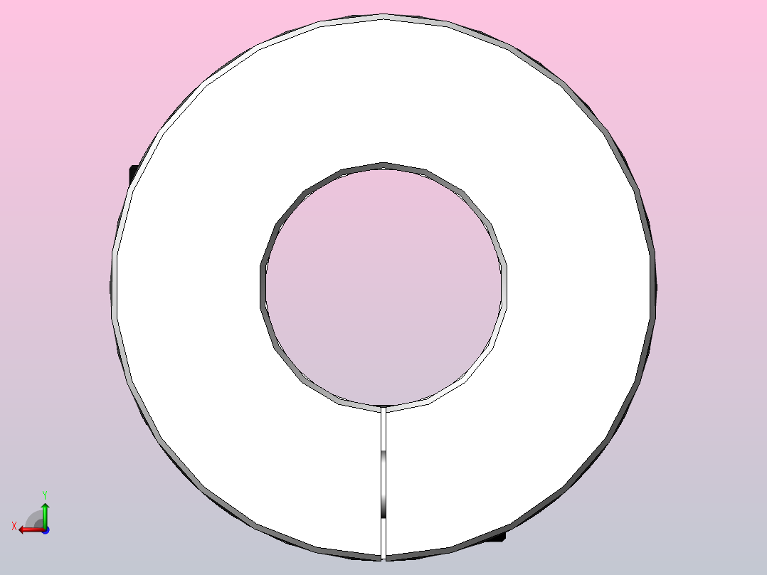 LK7系列 夹紧螺丝固定平行式（弹性联轴器）[SLK7-C32]后视图