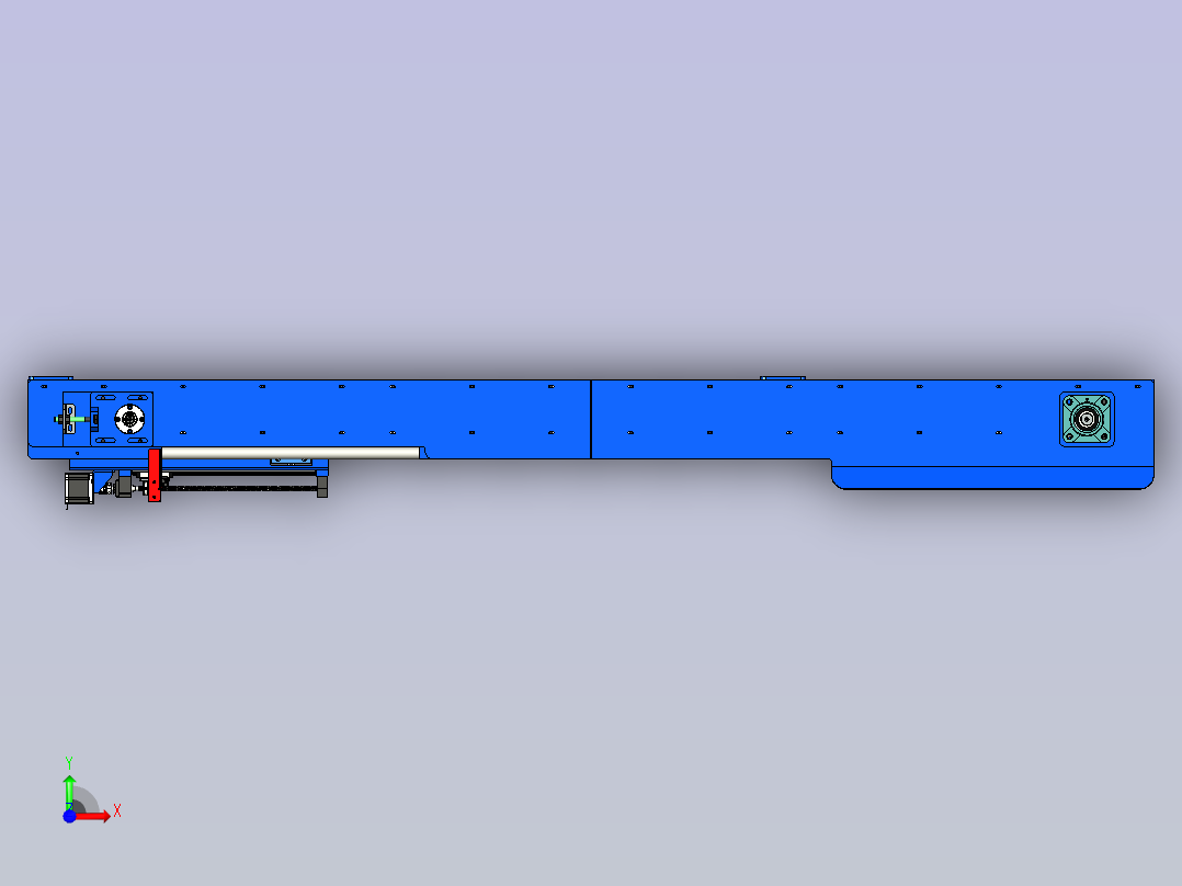 自动链条输送机前视图