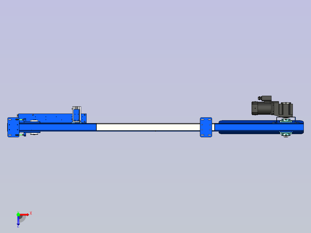 自动链条输送机俯视图