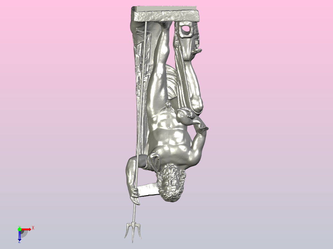 3D打印海王星俯视图