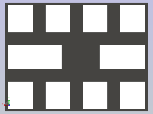2439.5 MHz BAW滤波器的3D模型，尺寸1.70 x 1.30 x 0.46 mm，可用带宽74 MHz。后视缩略图