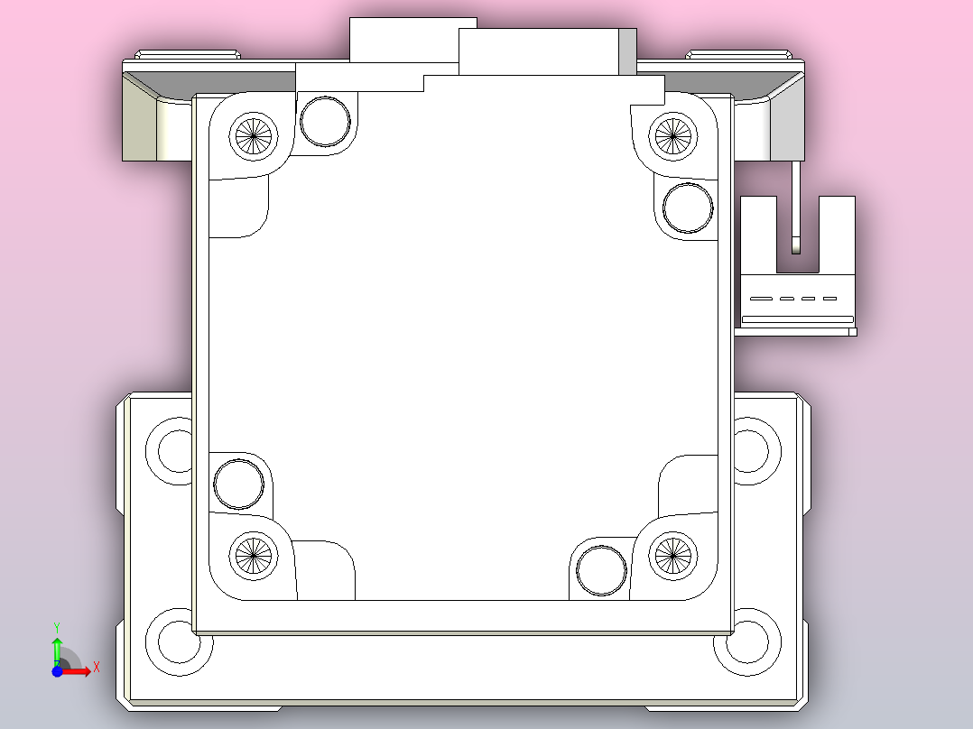 滚珠丝杠直线轴内置导轨TPA-GCR-80-1610C-L800-M-M40-N3前视图