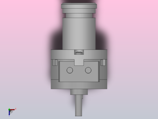 CRB2BW(φ10～φ15) 叶片旋转气缸(带内置磁环单元)[CDRB2BW10-90SZ]俯视缩略图