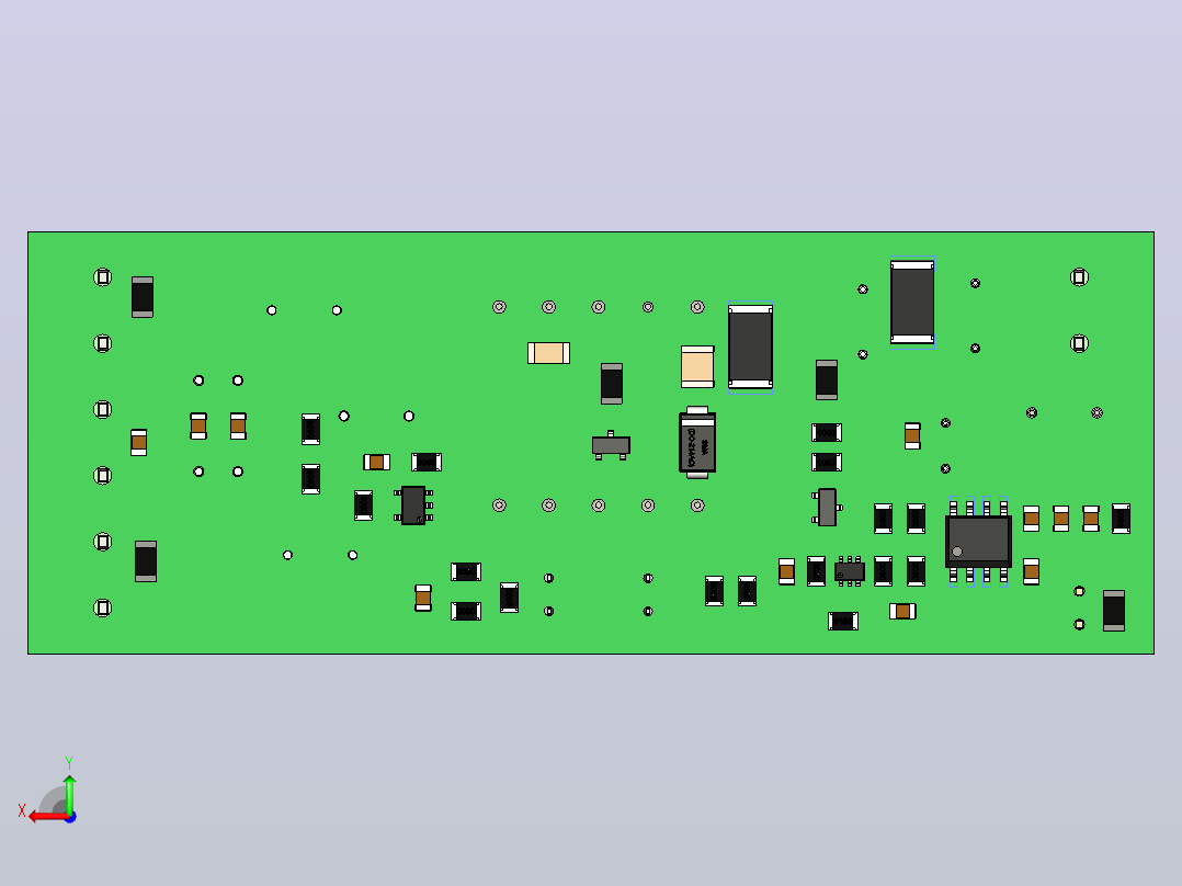 开关电源SPS-12-1A后视图