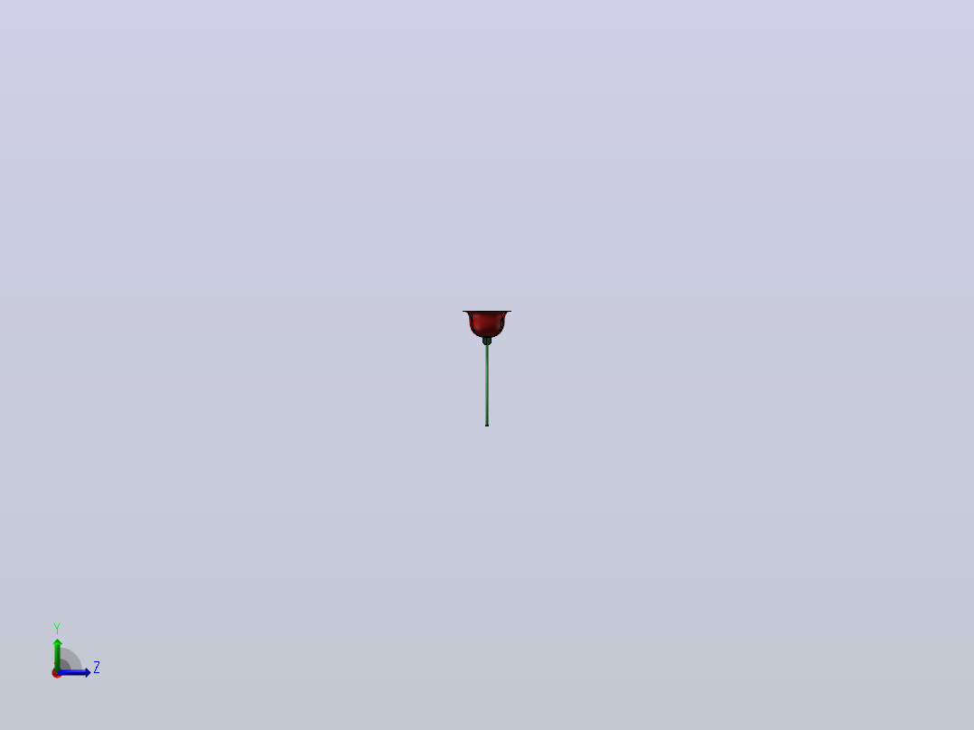 玫瑰花左视图