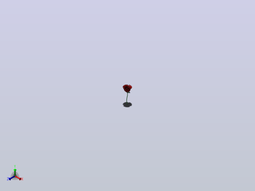 玫瑰花正等轴测缩略图