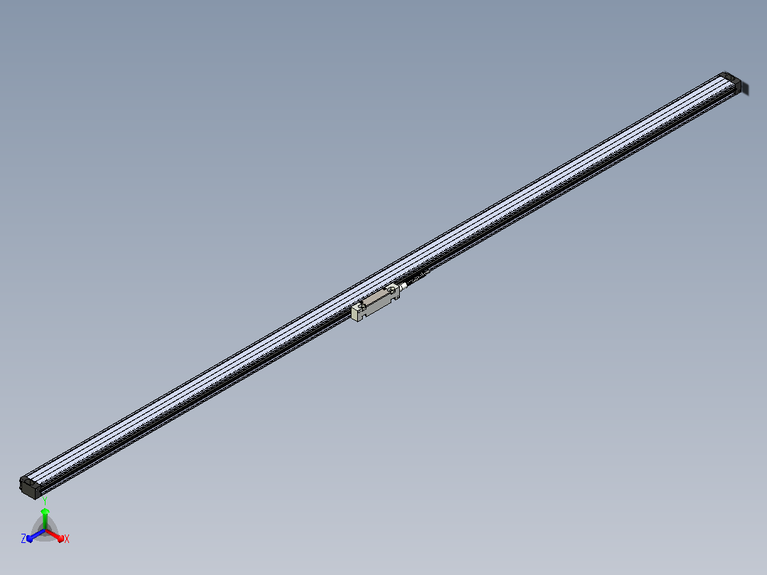 线性编码器，用于跟踪机器机构的运动正等轴测图