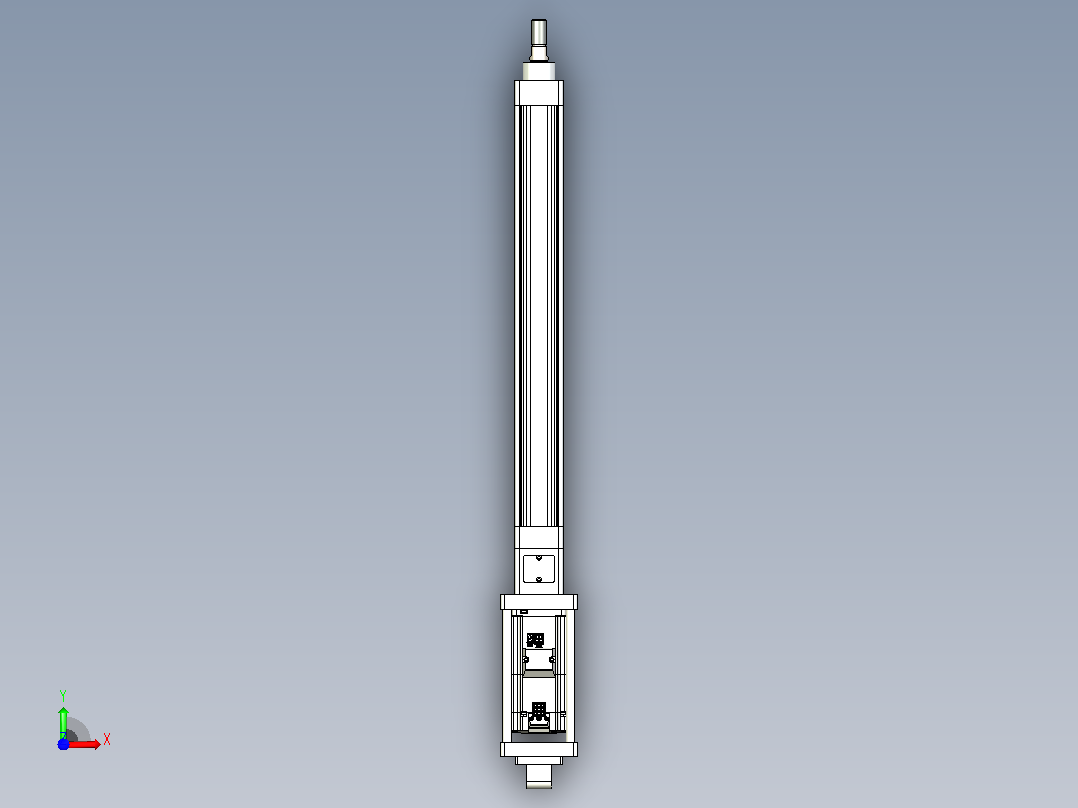 轻载电动缸TPA-ESR40-1210C-L350-M-CA-W-P40-C3前视图