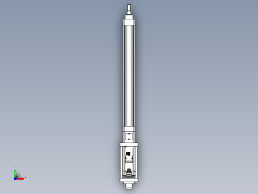 轻载电动缸TPA-ESR40-1210C-L350-M-CA-W-P40-C3前视缩略图