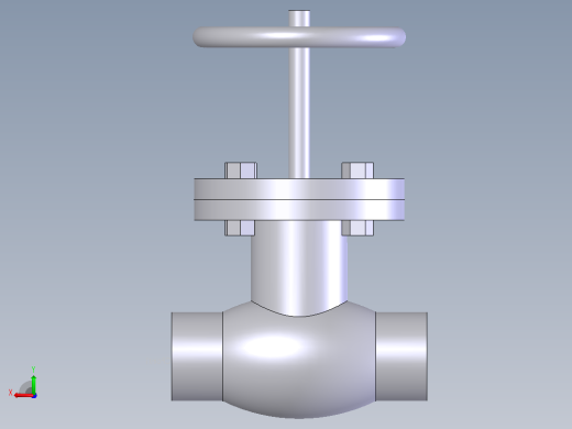 globe valve (asme b16.34) bw -150-2500阀后视缩略图