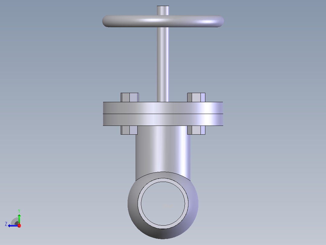 globe valve (asme b16.34) bw -150-2500阀右视图
