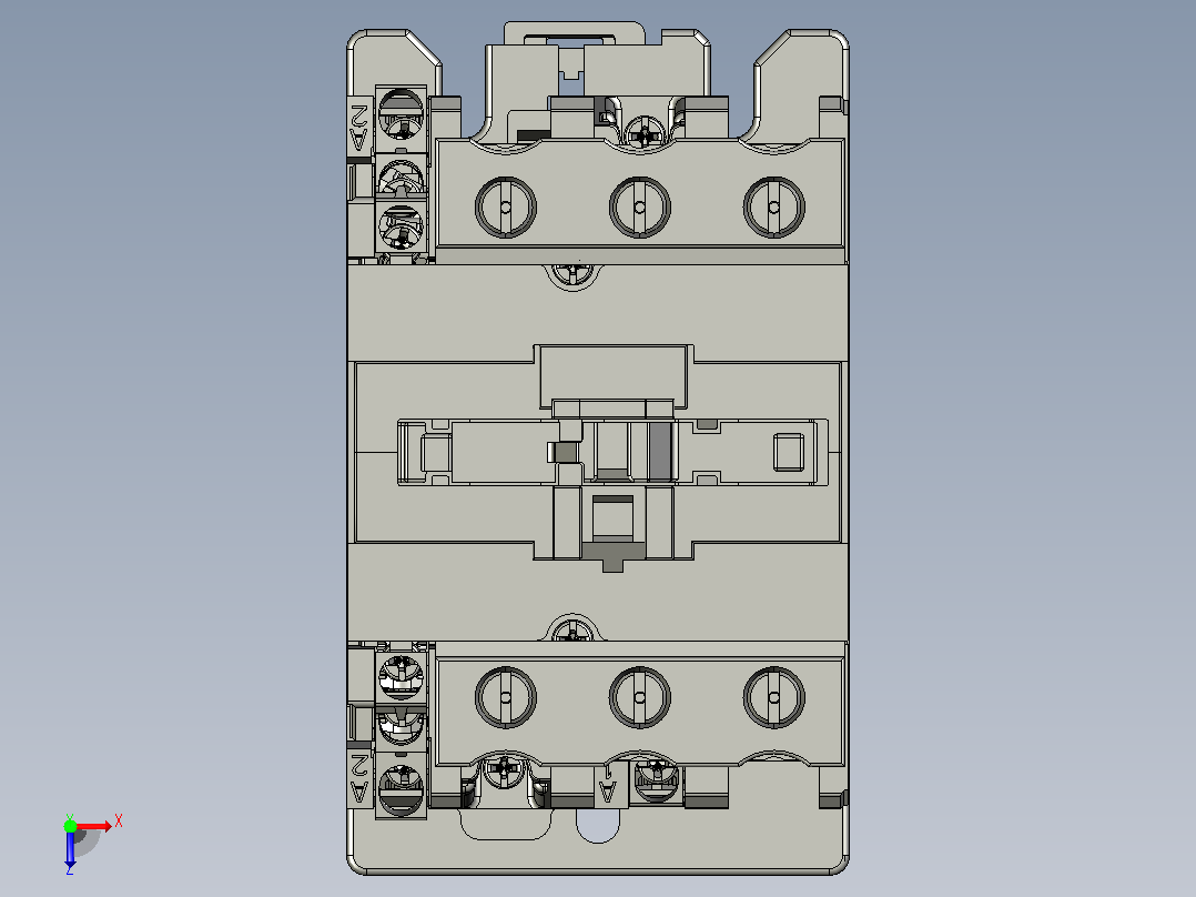 施耐德接触器LC1N40M5N俯视图