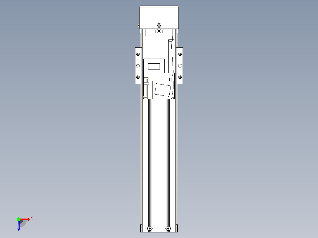 钢基模组TPA-KNR-5002C-250A1-MU-H1俯视图