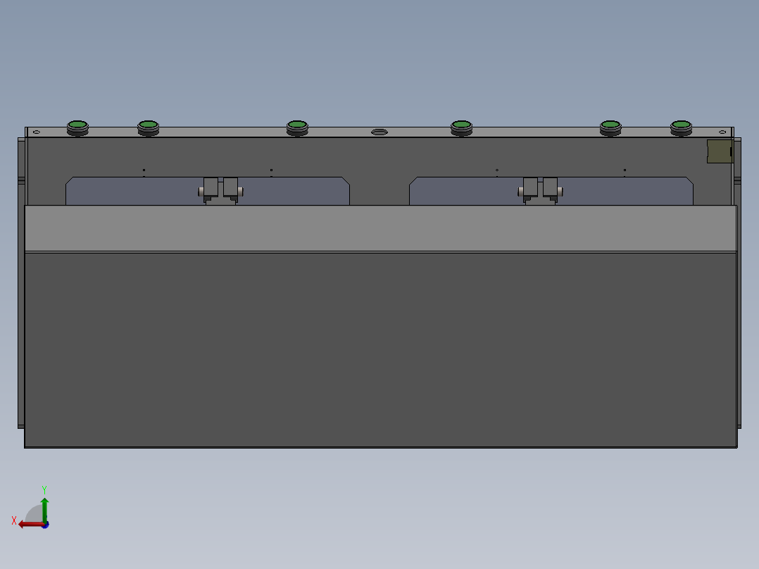 测试电路板用的双针床设备（含工程图sw17可编辑+cad）后视图
