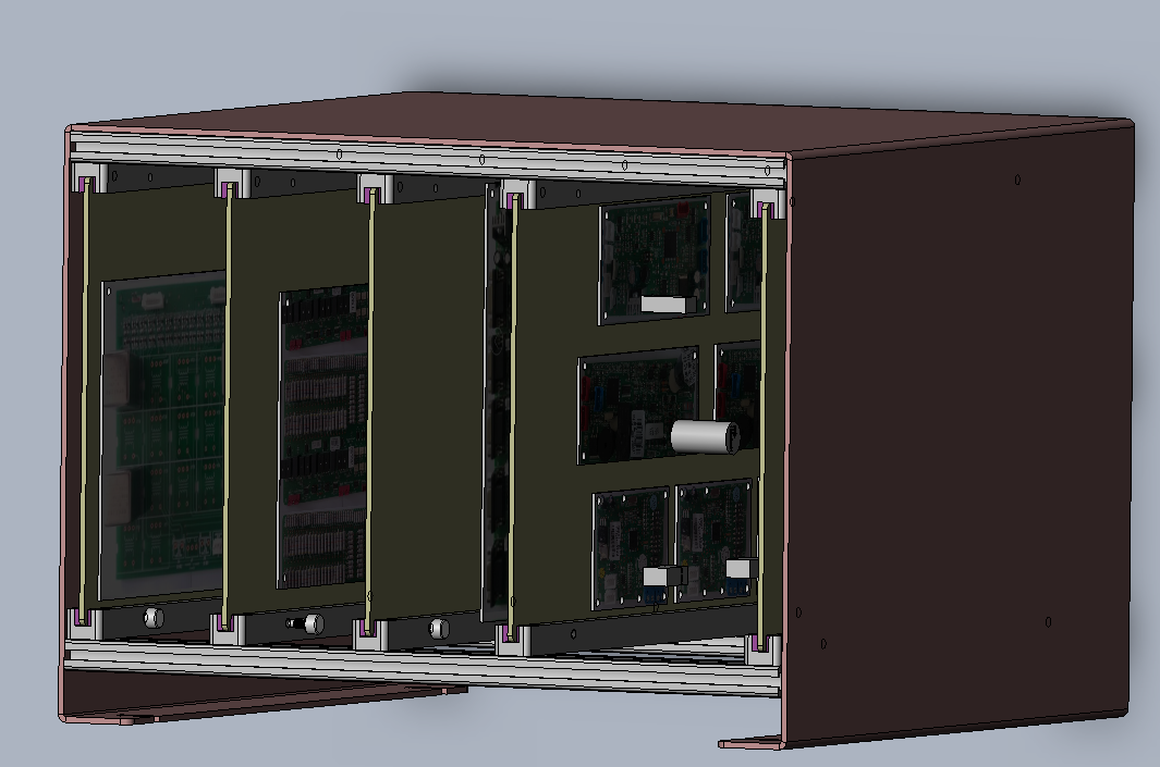 测试电路板用的双针床设备（含工程图sw17可编辑+cad）