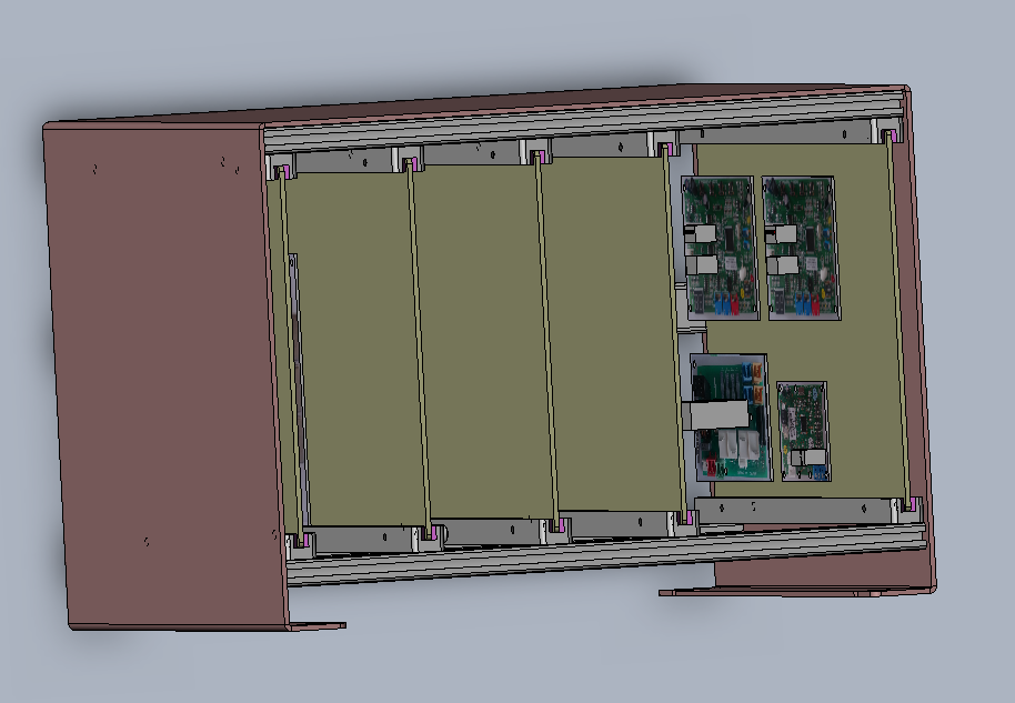 测试电路板用的双针床设备（含工程图sw17可编辑+cad）