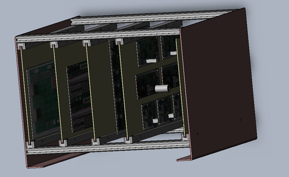 测试电路板用的双针床设备（含工程图sw17可编辑+cad）
