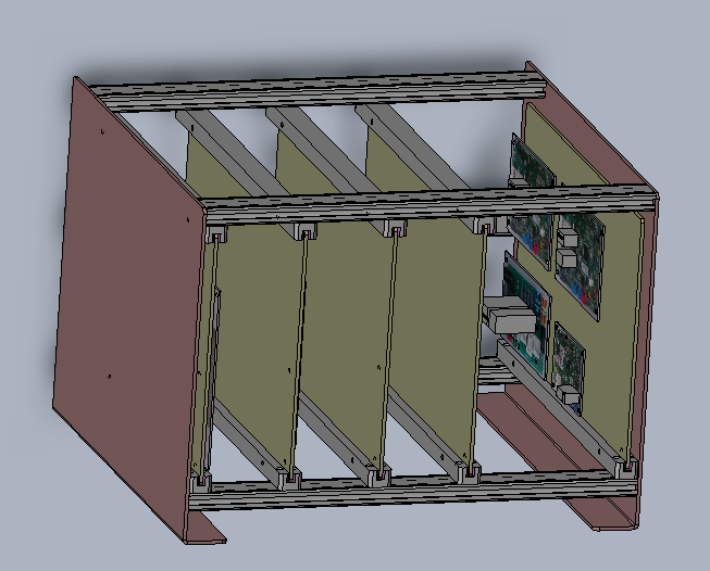 测试电路板用的双针床设备（含工程图sw17可编辑+cad）