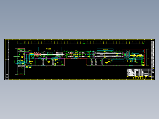 某轧钢厂高线车间平面布置图