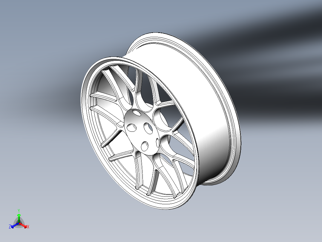 轮胎正等轴测图