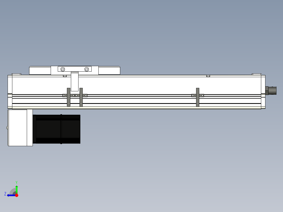 Toyo东佑达直线模组-ECH14-250-BM-200W右视图
