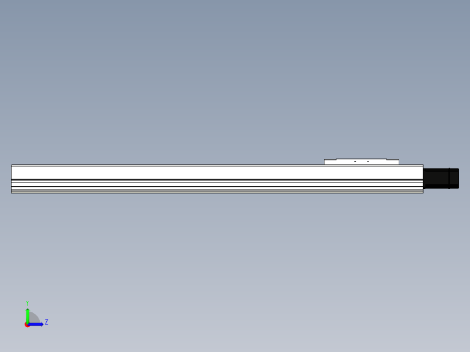 Toyo东佑达直线模组-ECH22-L25-1200-BC-M75-C4左视缩略图