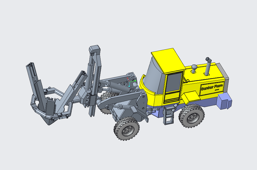 树木移栽机结构设计