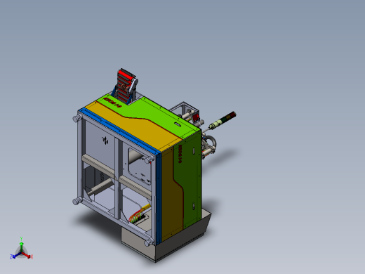 全自动软管灌装封口机--sw正等轴测缩略图