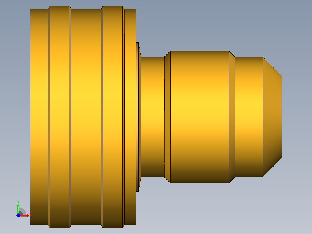 水管接头Swivel Connector SAE Flare to Female Hose Thread 50GHSV-8-12前视图