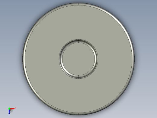 气缸电机-2851 Old Dark Grey Technic Engine Piston Round俯视缩略图