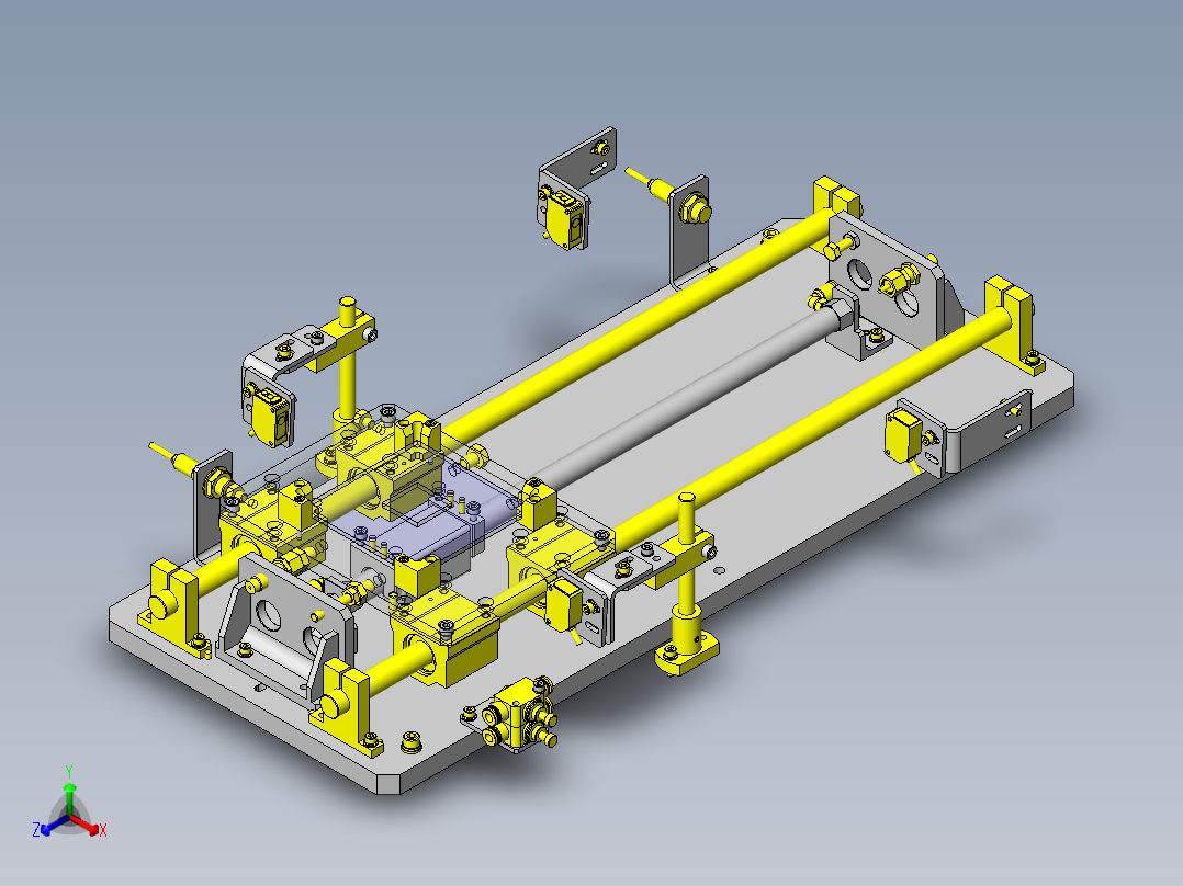常用机械结构 (425)正等轴测图
