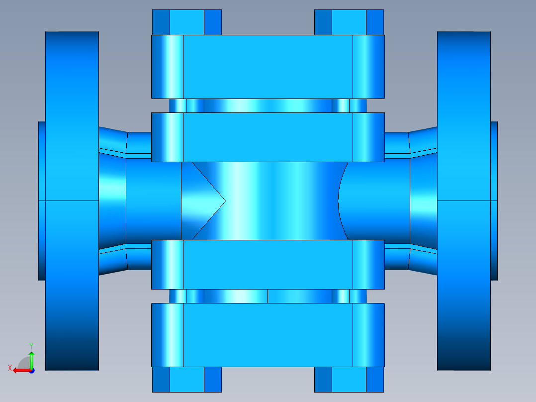 阀门模型-DN15___后视图