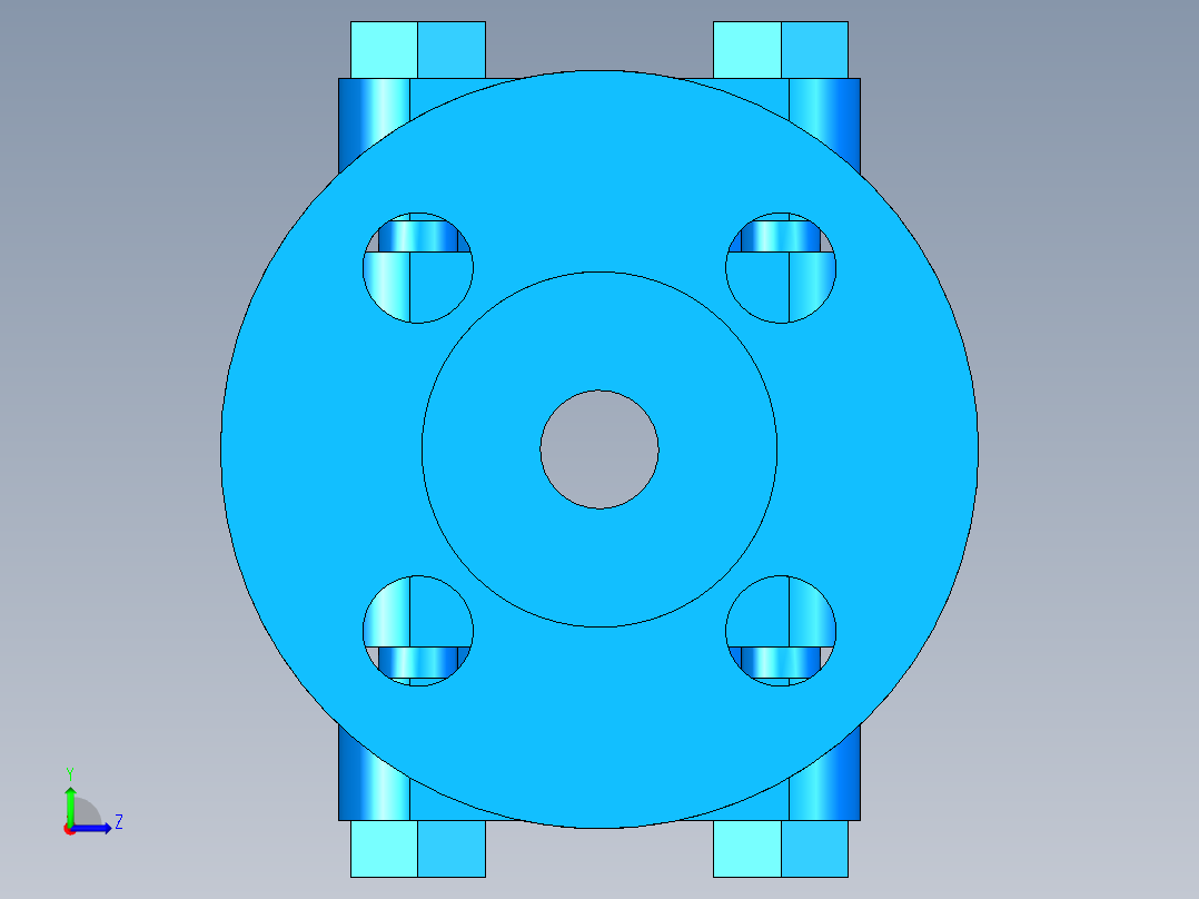 阀门模型-DN15___左视图