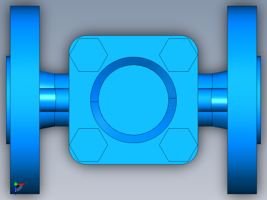 阀门模型-DN15___俯视缩略图