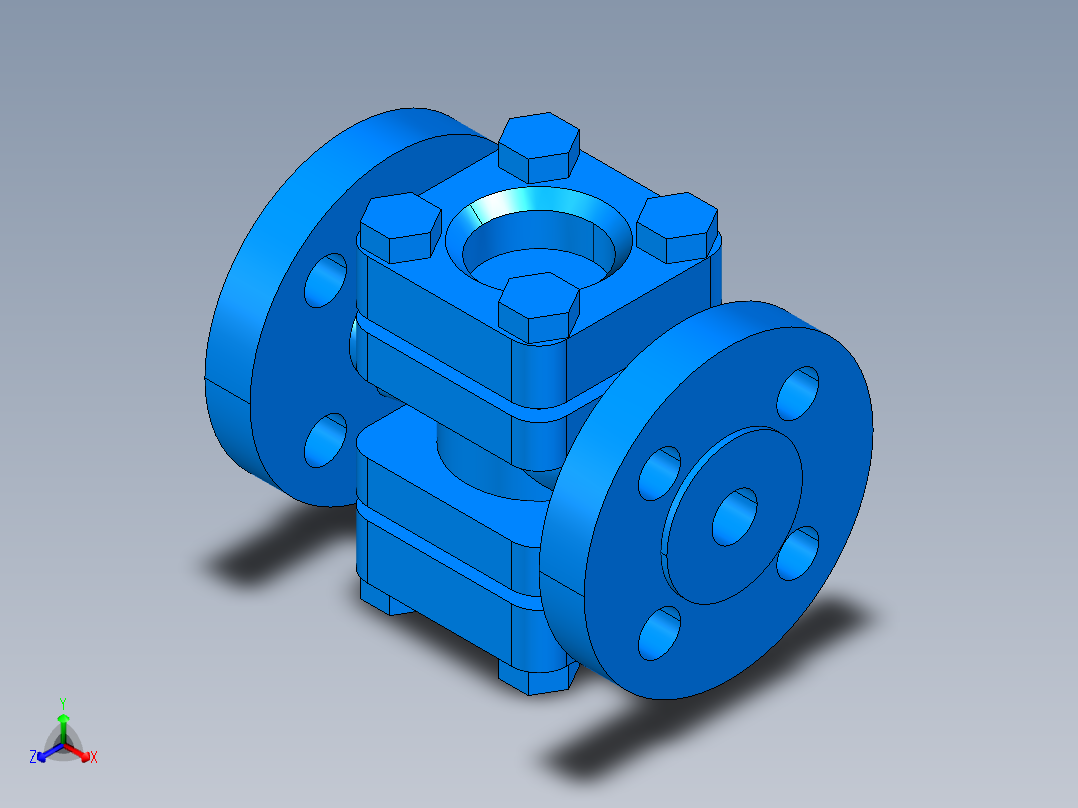 阀门模型-DN15___正等轴测图