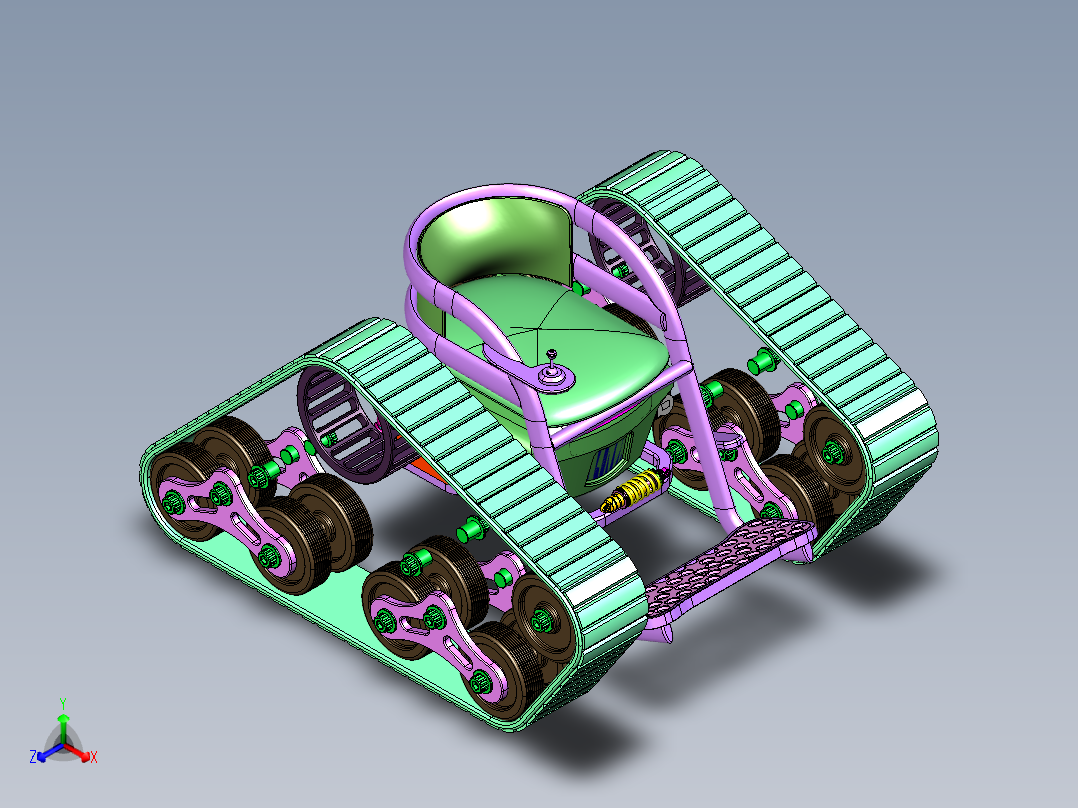 改装版越野坦克轮椅