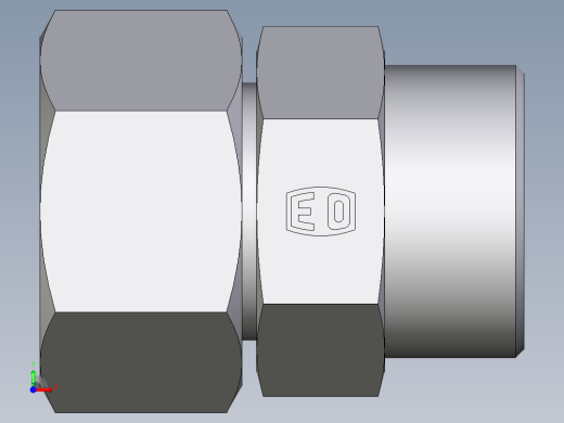 卡套式工业通用硬管接头EO_Distance_piece_adapter_DA30SOMDCF前视缩略图